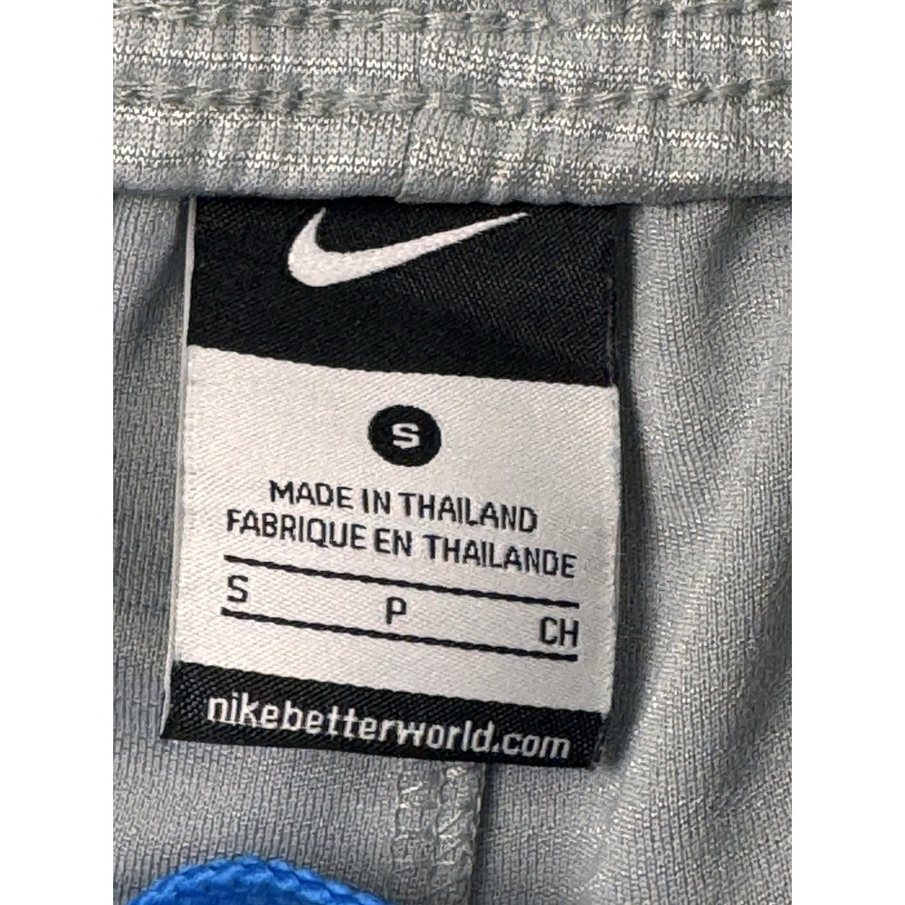 Nike Dri-Fit Shorts Boys Small Gray/White/Blue Performance Basketball Youth - Picture 5 of 13